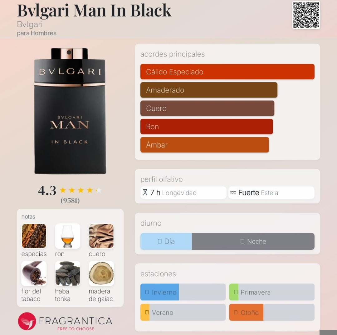 BVLGARI MAN IN BLACK